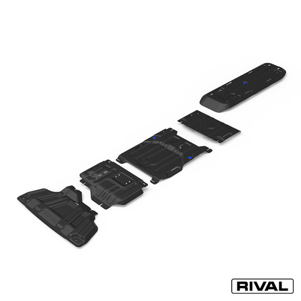 Skid Plates (Sets) Ford Ranger 2022-;  Volkswagen Amarok 2023-; 2 l. / diesel; 3 l. / diesel